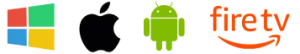 Appareils compatibles Atlas Pro ONTV : Smart TV, Android TV, Fire TV, iOS, PC et Mac